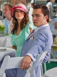 Blair et Chuck au match de polo